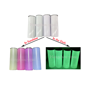 Cambio de color en la oscuridad, vaso de purpurina que cambia de color, UV, 20oz - Product Image 6