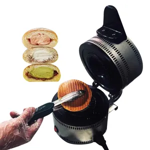 Tavolo mini formato di alta qualità gelato sandwich maker gelatiera macchina pressa gelato UFO hamburger macchina panini maker