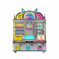 Machine à griffes pour deux joueurs, équipement d'amusement d'arcade intérieur, attrape-cadeaux en métal et plastique, avec garantie d'un an