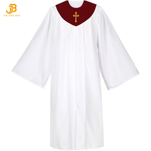 Robes de chœur brodées avec étole, fabriquées en Chine - Product Image 1