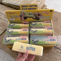 Nouveau jouet anti-stress populaire en forme de bâton de beurre croustillant, à rebond lent, activé par le son, jouet promotionnel à presser