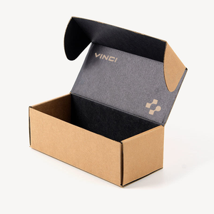 Wholesale Custom Printed Brown <b>Kraft</b> Corrugated Cardboard Mailer Shipping <b>Boxes</b> With Insert - Product Image 4