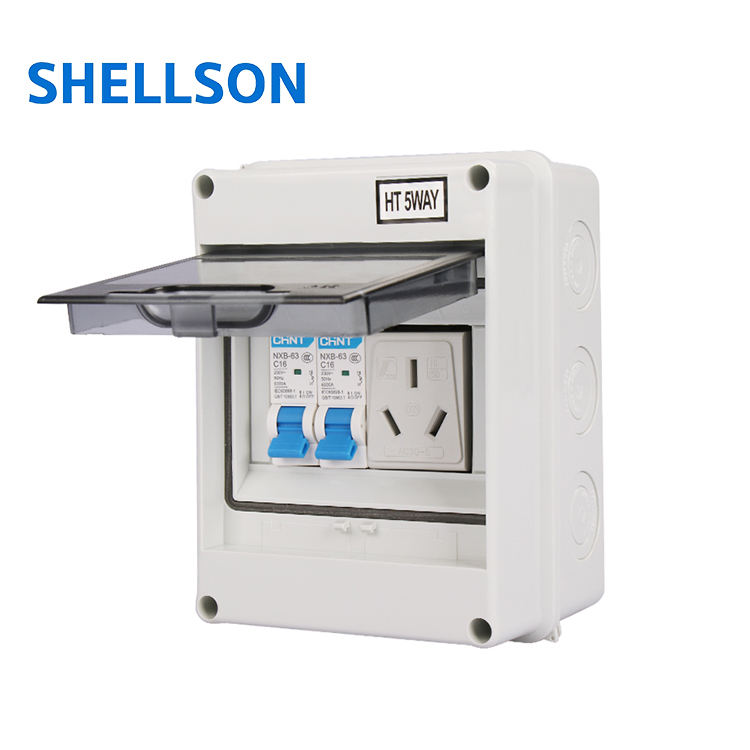 OEM IP65 Waterproof Socket Box Distribution Equipment 5-Way Weather and ...