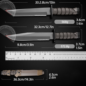 Cuchillo Táctico de Supervivencia Personalizable Pioneer con Mango G10, Hoja Recta de Acero Inoxidable, para Caza y Bricolaje - Product Image 2