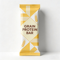 Sachet d'emballage personnalisé imprimé pour barres protéinées, granola, céréales, chocolat, bonbons, et autres snacks en bâtonnets individuels