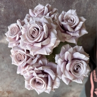 7 Têtes Soie Artificielle Rose Bouquet De Mariage Arrangement Floral Rose Rose Fête Des Mères Noël Nouvel An Nouvel An Chinois