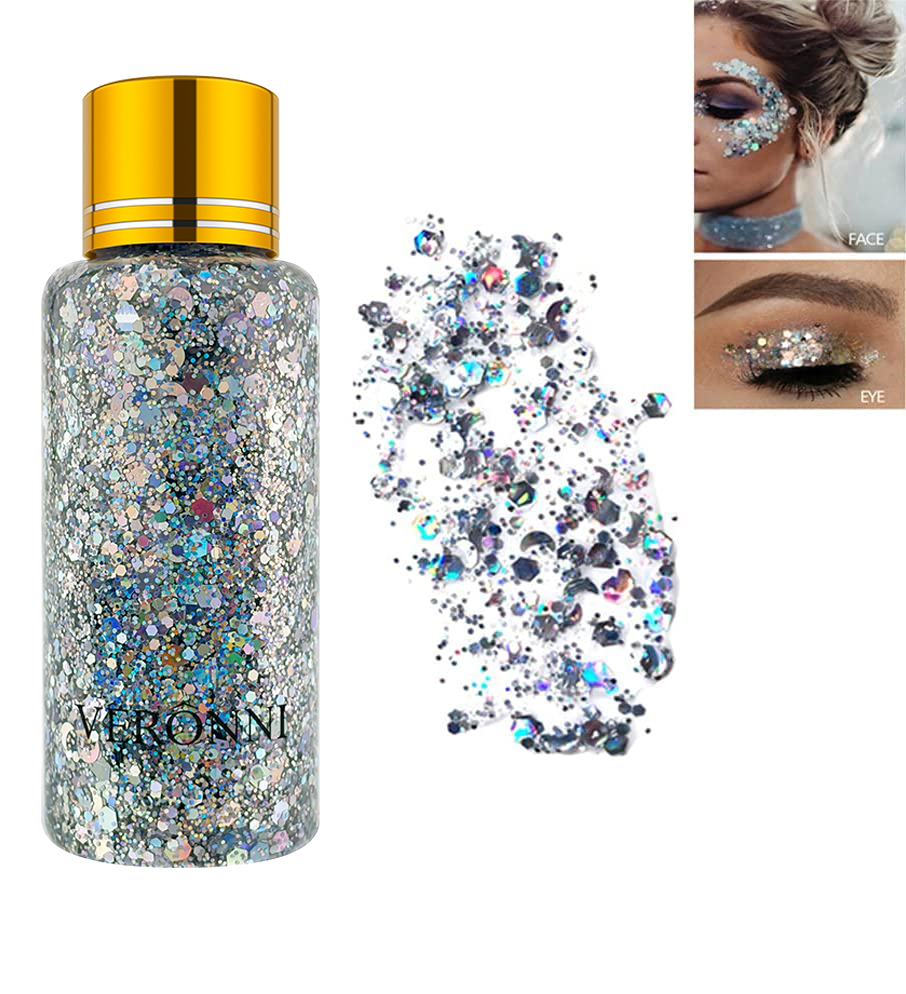 Оптовая продажа, 9 цветов, блеск для глаз, ногтей, волос, тела, лица, блеск, гель-арт, блестящий крем с блестками в форме сердца, праздничное блестящее украшение