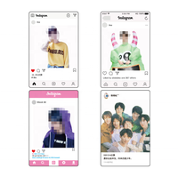 Оптовая продажа, поклонники Kpop, водонепроницаемая печатная прозрачная карта памяти из ПВХ, пользовательские фото карты