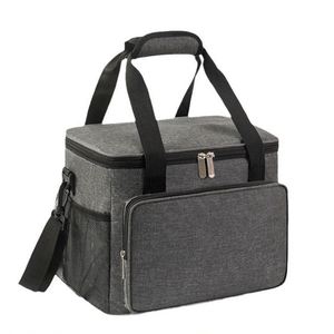 Custom Logo Insulated Lunch Cooler Bag Thermal Foldable Grocery Refrigerator Eco-Friendly Reusable for Food Packing - Product Image 5