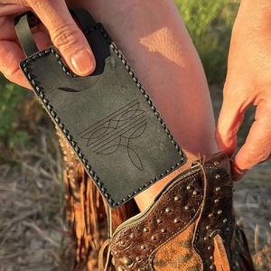 Wj Mais Vendido Porta-moedas Feminino Estilo Bota Western Vintage com Alça de Pressão para Dinheiro, Moedas e Cartões - Product Image 3