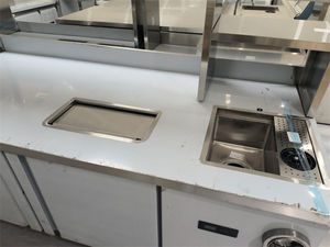 Bubble Tea Shop Counter Design Milk Tea <b>Working</b> <b>Table</b> Equipment Bar - Product Image 4