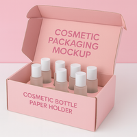 Supports d'affichage pour huiles essentielles en carton recyclable personnalisés, organisateur de cosmétiques et de parfums, porte-flacons d'huile, double couche, aromathérapie