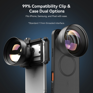 Objectif de portrait pour smartphone <span class=keywords><strong>APEXEL</strong></span> PL2X 50mm F1.05, objectif d'appareil photo pour téléphone portable avec bokeh optique <span class=keywords><strong>2X</strong></span> pour iPhone Android, vlogging, films - Product Image 6
