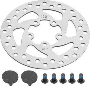 Rotor de frein <span class=keywords><strong>Niu</strong></span> Scooter <span class=keywords><strong>Kqi3</strong></span> Pro, rotor de frein 120mm Rotor de frein en acier inoxydable à 5 trous pour scooter électrique M365/PROPRO2 - Product Image 5