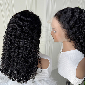 Peluca de Cabello Humano Rizado Birmano de Color Natural, Rizos Suaves y Voluminosos, Densidad Completa, Línea de Cabello Natural Pre-Desplumada - Product Image 4