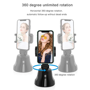 360 réglable rotatif caméra intelligente AI vidéo Photo suivi automatique dent bleue <span class=keywords><strong>Selfie</strong></span> sans fil Mobile Tik Tok support de téléphone - Product Image 5