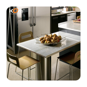 Koris thương hiệu tùy chỉnh Đá Nhân Tạo acrylic rắn bề mặt đá cẩm thạch bàn ăn - Product Image 5