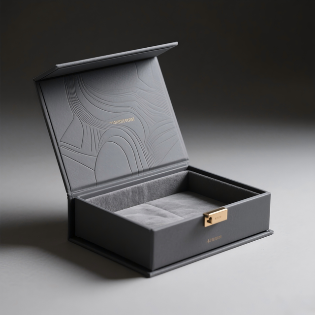 Personalized UV Coating Rigid Mailer Paper Box High-End Recycled Materials Portable Eco-Friendly Packaging Magnetic Closure