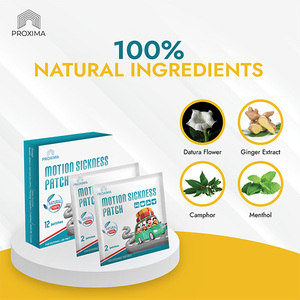 Thực vật dựa trên say tàu xe vá không thấm nước du lịch vá cho hành trình bay xe nhanh với hiệu quả lâu dài - Product Image 3