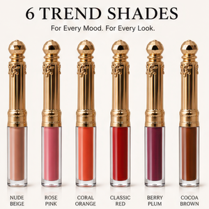 Organic Long Lasting <b>Lip</b> Gloss with Carved Cover Natural Look Luxury Gold Tubes Custom Logo - Product Image 4