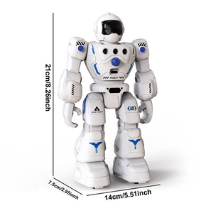 Mechanical Cop Programming <b>Robot</b> Voice Children's <b>Remote</b>-<b>Controlled</b> Toy Intelligent <b>Robot</b> - Product Image 2