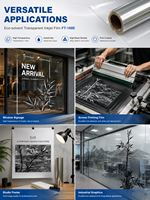 Film transparent éco-solvant pour la fabrication de plaques de sérigraphie, film positif PET haute Dmax
