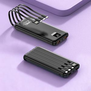 Banco de Energía Portátil de 10W, 10000MAH/20000MAH, con Cables Integrados, Pantalla LED Digital y Puertos USB Duales - Product Image 3