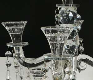 Candelabre de luxe en <span class=keywords><strong>cristal</strong></span> transparent de grande taille DEXI à 9 têtes, 40 pouces, pour la décoration de scène de mariage et de la maison, éclairage de route, support de bougie - Product Image 2