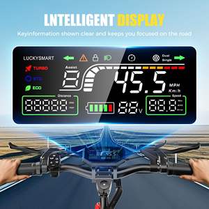 <span class=keywords><strong>Trottinette</strong></span> électrique pliable 48V 18AH pour adultes avec batterie au lithium, double suspension, écran LCD, déplacement, loisirs, cadeau - Product Image 4