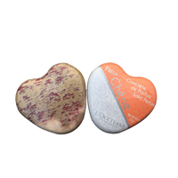 Boîte en aluminium en forme de mini-cœur de qualité alimentaire personnalisée en gros, mini-boîte d'emballage cadeau délicate pour chocolat et bonbons