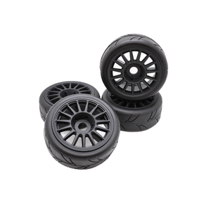 4 Piezas de Neumáticos para Auto RC 1/8, Ruedas de Goma Todoterreno para Buggy, Hexágono de 17 mm, 100X42 mm, Repuestos para ARRMA <span class=keywords><strong>Talion</strong></span> Redcat TRX Kyosho HPI HSP VRX - Product Image 1