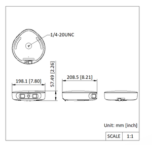 <span class=keywords><strong>Hikvision</strong></span> DS-2CD6982G0-U 16MP 180 °   Caméra réseau PanoVu - Product Image 6