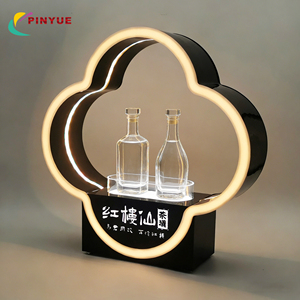 Exhibidor de Botellas de Vino y Cerveza, Soporte para Botellas de Champán, con Luz LED, Luminoso, para Club Nocturno, VIP, Exhibidor, Presentador - Product Image 1