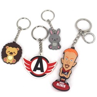 Llavero de PVC Personalizado 2D/3D, Llaveros de PVC Suave con Logotipo Personalizado para Regalos Promocionales