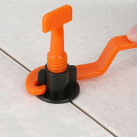 1/8 1/16 1.5mm T plancher céramique cale carrelage système de nivellement niveleur sec suspendu carrelage accessoires croix entretoise nivellement Clips
