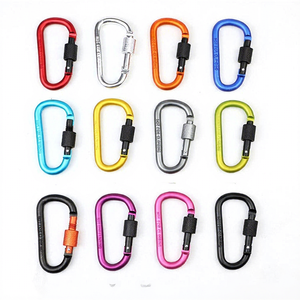 Mosquetón Personalizado <span class=keywords><strong>de</strong></span> 25KN con Bloqueo Automático, Resistente, para Llavero, Camping, Caza, <span class=keywords><strong>Equipo</strong></span> <span class=keywords><strong>de</strong></span> <span class=keywords><strong>Rescate</strong></span>, Regalo Promocional - Product Image 1