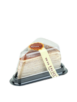 Boîtes d'emballage triangulaires transparentes en plastique PET jetables pour mini-gâteaux individuels, idéales pour les cheesecakes et les portions de pâtisserie - Fournisseur Lesui