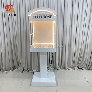 Nuovo Arrivo SMS Cabina Telefonica in Metallo per Matrimoni, Stazione Messaggi Audio Video, Supporto per Guestbook per Decorazioni <span class=keywords><strong>Eventi</strong></span> e Ricevimenti - Product Image 5