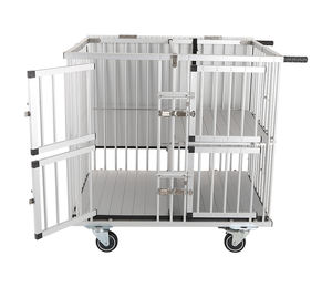 HF पेशेवर छोटे पालतू जानवर पिंजरे चल पिंजरे ट्राली पालतू वाहक एल्यूमीनियम कुत्ते संभाला पालतू पिंजरों - Product Image 4