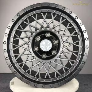 168 <span class=keywords><strong>Jantes</strong></span> de Roues Tout-Terrain Forgées Personnalisées en Aluminium 6061-T6 R18 Légères Adaptées pour Prado Tank 300 Pajero - Product Image 2