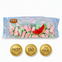 Offre Spéciale – Guimauves en forme de tranches de pastèque, 138g, saveur pastèque, rose et vert, moelleuses et gonflées, vente en gros pour les fêtes estivales