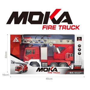 Camión de Bomberos a Control Remoto 4DRC Escala 1/14, 4 Canales, 2.4GHz, con Rociador de Agua, Escalera Telescópica <span class=keywords><strong>Manual</strong></span>, Sirena, Luces - Product Image 6