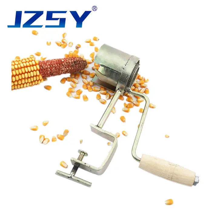 Descascador de milho, máquina de descascar manual circular para uso doméstico, durável, criativo, metal, ferramenta de cozinha ultra afiada