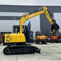 Runtx-Mini pelleteuse de 6 tonnes, petite pelleteuse 6 t, nouveau moteur de pelle avec cabine, pelle de 3 tonnes, moteur Kubota
