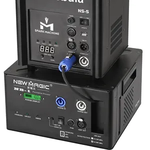 新型魔术移动正常供电电源无线DMX遥控方便火花机便携式包