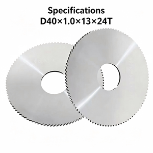Hoja <span class=keywords><strong>de</strong></span> sierra <span class=keywords><strong>de</strong></span> carburo sólido <span class=keywords><strong>de</strong></span> 40 mm <span class=keywords><strong>de</strong></span> diámetro exterior, espesor <span class=keywords><strong>de</strong></span> 0.2 a 5 mm, acero <span class=keywords><strong>de</strong></span> tungsteno para corte <span class=keywords><strong>de</strong></span> aluminio y acero, disponible a medida y no estándar - Product Image 1