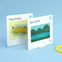 Cartes à Jouer Éducatives pour Enfants : Apprentissage des Couleurs, des Chiffres, des Formes, des Animaux et de l'Alphabet Anglais – Impression Couleur Intégrale sur Papier – Utilisation Familiale – Éducation Précoce