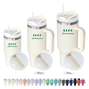 Vaso Térmico Personalizado de Acero Inoxidable de 40 oz con Asa y Tapa, Aislamiento al Vacío, 6-12 Horas de Aislamiento Térmico para Viajes de Aventura - Product Image 1
