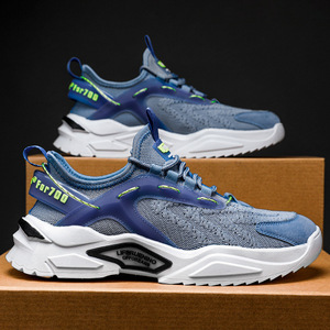 Baskets décontractées d'été pour hommes à semelle souple, tendance mode, en maille respirante, pour la marche, la course et le basketball, à semelle épaisse - Product Image 5