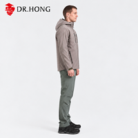 Veste softshell imperméable pour homme, à capuche, coupe-vent, respirante, fermeture éclair, manteau d'hiver pour l'extérieur, service OEM